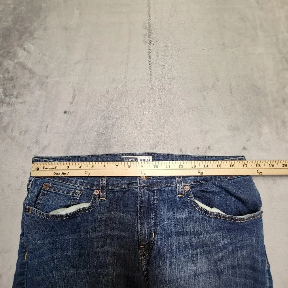 Levis Jeans Womens 10 Blue Medium Wash Modern Bootcut Stretch Denim Pockets - Picture 7 of 9
